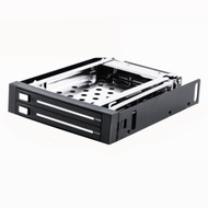 TECHCHIP-2.5 Inch Floppy Disk Drive Tray 2-Bay Disk Drive SATA for HDD/SSD Hard Disk Enclosure Extra
