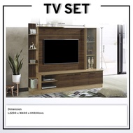 TV Set TV Cabinet with Feature Wall Mount TV Cabinet