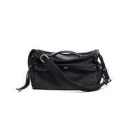 🇰🇷 51percent Bold Bag 3-Way Denim Shoulder Bag Korea Edition Adjustable Strap Lambskin Metal Hardwar