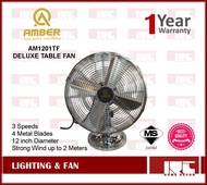 AMBER AM1201TF 12” DELUXE TABLE FAN / DESK FAN / KIPAS MEJA
