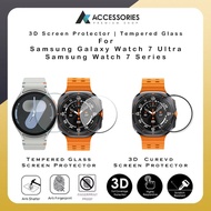 3D Full Coverage Screen Protector Film | Tempered Glass Protector For Samsung Watch 7 Ultra | Samsun