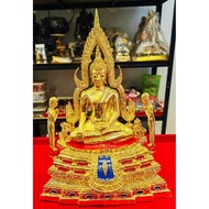 成功佛金娜啦佛祖金身 Phra Chinnaraj脚約5寸，整体高度約32cm，底約24cm