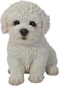Uvia H14021 Sitting Bichon Frise (Small) 5.9 x 4.1 x 5.9 inches (15 x 10.6 x 15 cm), Doll, Figurine,