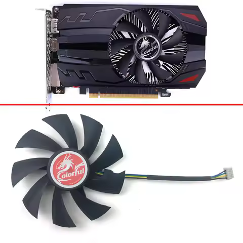 Cooling Fan 85MM 4PIN DC12V GeForce GTX1650 GPU FAN For Colorful GeForce GTX1050Ti 1060 1650 Smart S