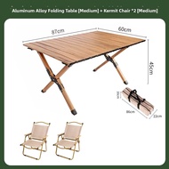 Portable Camp Egg Roll Table Wooden
