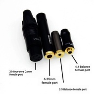 Fever Grade Power Amplifier Push Headphone Conversion Cable Banana Head to Four-Core XLR Balanced Fe