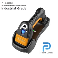 X-6301 Industrial Grade เครื่องสแกนบาร์โค้ด 1D 2D ไร้สาย ภาษาอัตโนมัติ