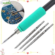 MOLIHA C210 Electric Soldering Iron Tips Head C210 Series C210-I K SI T210 Handle Welding Tool