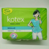 Kotex Fresh Liners Regular Unscented 20Liner Pantyliner