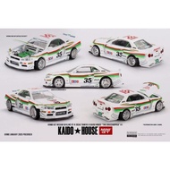 1/64 Mini GT Nissan Skyline GT-R (R34) TAMIYA X KAIDO HOUSE "The GRASSHOPPER" V1