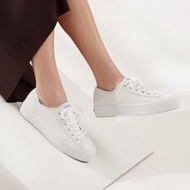 Keds TRIPLE KICK荔枝紋厚底小白鞋休閒鞋9191W132224
