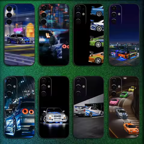 F-Fasts and F-Furious R34 Phone Case For Samsung S25,S24,S21,S22,S23,S30,Ultra,S20,Plus,Fe,Lite,Note