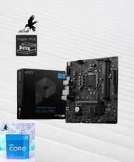 Paket Intel Core i3 10105f 4 core 8 thread gen 10 LGA 1200 + Motherboard H510m Pro