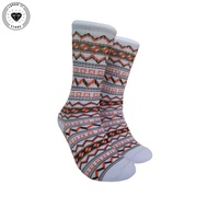 Oldschool Men's Long Socks - Men's Long Thick Patterned Socks