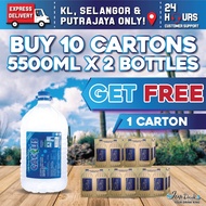 BUNDLE OF 10 CARTONS : CACTUS MINERAL WATER 5500ML x 2 BOTTLES