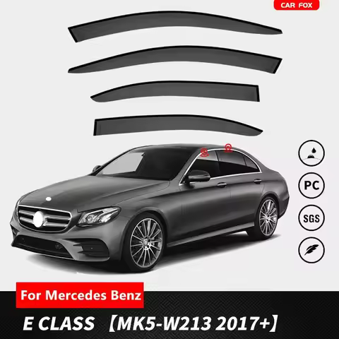For Mercedes Benz E Class SWB W210 W211 W212 W213 W124 Window Visor Awning Shelters Windshield Side