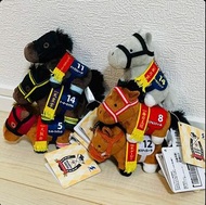 全新 日版 SK Japan 7 x 9cm 毛公仔 Key chain 匙扣 純種馬 日本 賽馬 賽馬娘 Plush Doll Horse Thoroughbred Collection Nesob