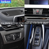 For BMW X1 F48 2016-2021 For X2 F39 2018-2021 Accessories Interior Headlight Switch Window Lift Cove