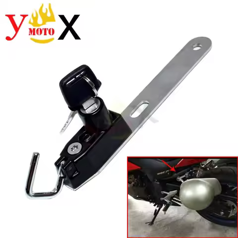 CB 500X 500F Modified Motorcycle Steel Helmet Lock Security Anti-theft W/ Key For Honda CB500X CB500