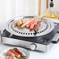 ST-🚤Stainless Steel Outdoor Korean-Style Barbecue Plate Electric Ceramic Stove Convection Oven Portable Gas Stove Suppor
