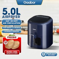 【NEW】Gaabor 5L Airfryer with Viewable WIndow, Super Capacity and Multi-function Menu