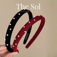Pearls In Velvet Hair Accessories/Hair Accessories thesol.accessories