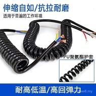 Direct Sales Spring Wire Spiral Wire Cable 1/2 Core 3 Core 4 Core 5 Core 6 Core 7 Core 8 Core Wire R