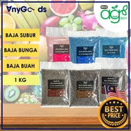[1kg] AgroBuddy X AnyGoods Baja Sebatian Import Gemuk Subur Bunga Buah 16-16-16 15-15-15 12-12-17-2 