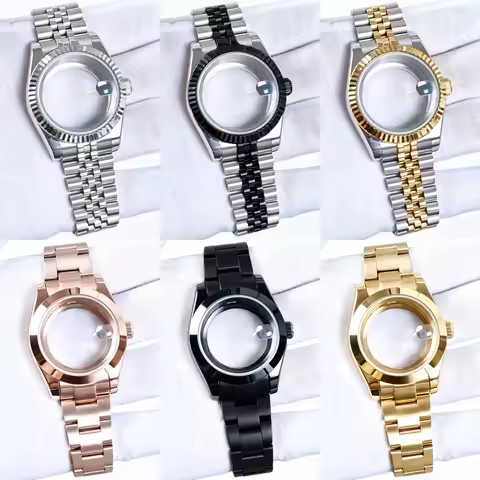 NH35 36mm 39mm Watch Case Fit 28.5mm Dial No Logo For Datejust Oyster Explorer Air-King Seiko NH38 N