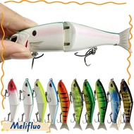 MELIFLUO Swimbait, 11.5CM 2-section Fishing Lure Bait, Professional 18.5g Bionic Softtail Glide Hard