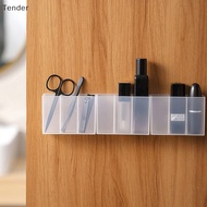 [MissPumpkin] Wall-mounted Storage Box Mirror Cabinet Self-adhesive Small Items Storage Box Eyebrow Pencil Lip Lip Glaze Storage Box [Preferred]