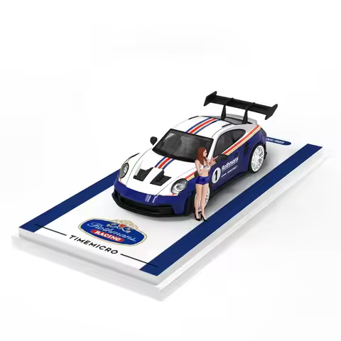 TimeMicro 1:64 992 GT3 RS Rothmans Coating Alloy Model