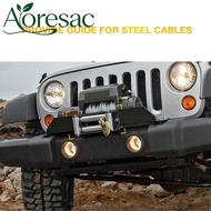 Aoresac Winch Fairlead Winch Fairlead Mount Heavy Duty Winch Cable Guide อุปกรณ์เสริมสำหรับรถยนต์อุป
