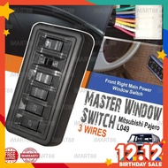 Original Mitsubishi Pajero L049 Power Window Main Switch 13 wires Suis Tingkap Cermin Pemandu Besar MR753373
