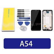 6.4TFT กรอบจอแสดงผลสำหรับซัมซุง A54 จอแสดงผล LCD หน้าจอสัมผัสดิจิไทเซอร์สำหรับซัมซุง A54 5G(SM-A546E
