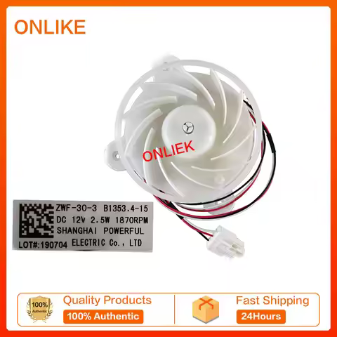 100%NEW ORIGINAL For DA31-00287C LG Athena Refrigerator Fan Motor ZWF-30-3 12V 2.5W Fridge Parts