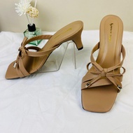Elegant Women's Heels Sandals – Nude Beige