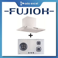 FUJIOH FR-CL1890R 90CM CHIMNEY HOOD + FUJIOH FH-GS5030 SVSS 3 BURNER STAINLESS STEEL GAS HOB