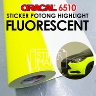 Stikermart Fluorescent Sticker Oracal 6510 - Car Sticker Helmet Sticker Motor Sticker Rossi VR46 Hig