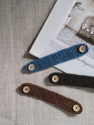 平織款-編織口罩延長帶/口罩延長線/口罩減壓舒耳_木木織物