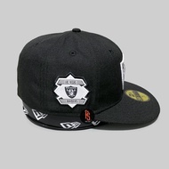 TOPI NEW ERA ORIGINAL 5950 SIDE LOGO LV RAIDERS BLACK UV GREY