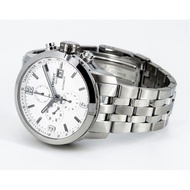 TISSOT T055.427.11.017.00 T0554271101700 PRC200 Automatic Chronograph white index arabic *Original