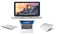 Apple Macbook Air / Pro | 11/13-inch | 64GB/128GB/256GB/500GB/750GB/1TB | 4/8/16GB RAM | (Refurbishe