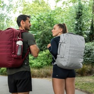 CabinZero British Light Travel Boarding Backpack/44L/Military Style 2.0/Matte Morning Gray eslite es