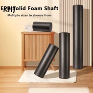 KHJ Yoga Column, Solid Foam Shaft Portable EPP Yoga Foam Roller, Durable Black High-Density Foam Sol