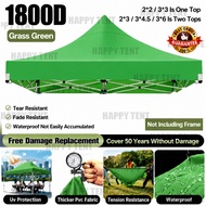 【5 layers thickened】Canvas only market canopy 6x6 8x8 10x10 10x15 10x20 Rainproof and sunproof 1200D