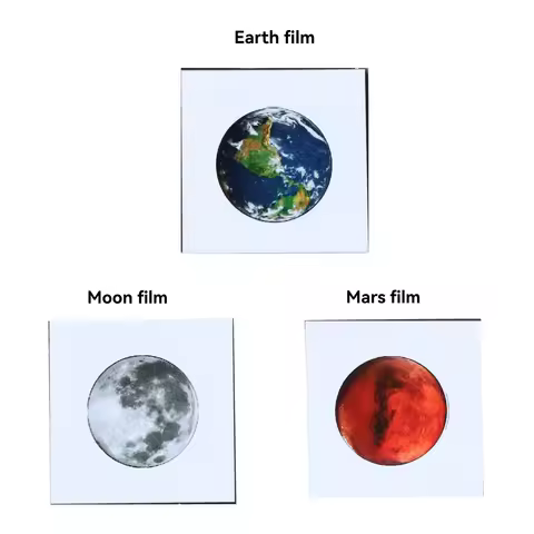 For Casio AE-1200 Square Watch: Planet Series Custom Stickers—Creative Earth, Moon, and Mars-Themed 