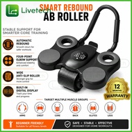 LiveTech 240KG Premium Adjustable Upgraded Elbow Abs Roller Knee Roller Professional Wide Abs Roller