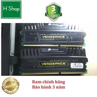 [HCM]Ram CORSAIR VENGEANCE 4Gb DDR3 bus 1333 hoặc overclock tới 1600 ram tản nhiệt tháo máy bảo hành