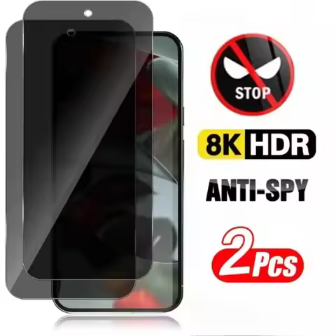 2Pcs Privacy Screen Protectors for Pixel 9 Pro XL Anti-Spy Tempered Glass For Google Pixel 9 8 Pro 9